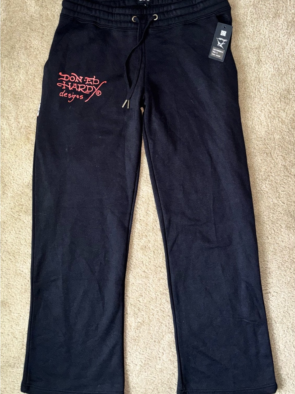 Ed Hardy Women’s Black Sweatpants